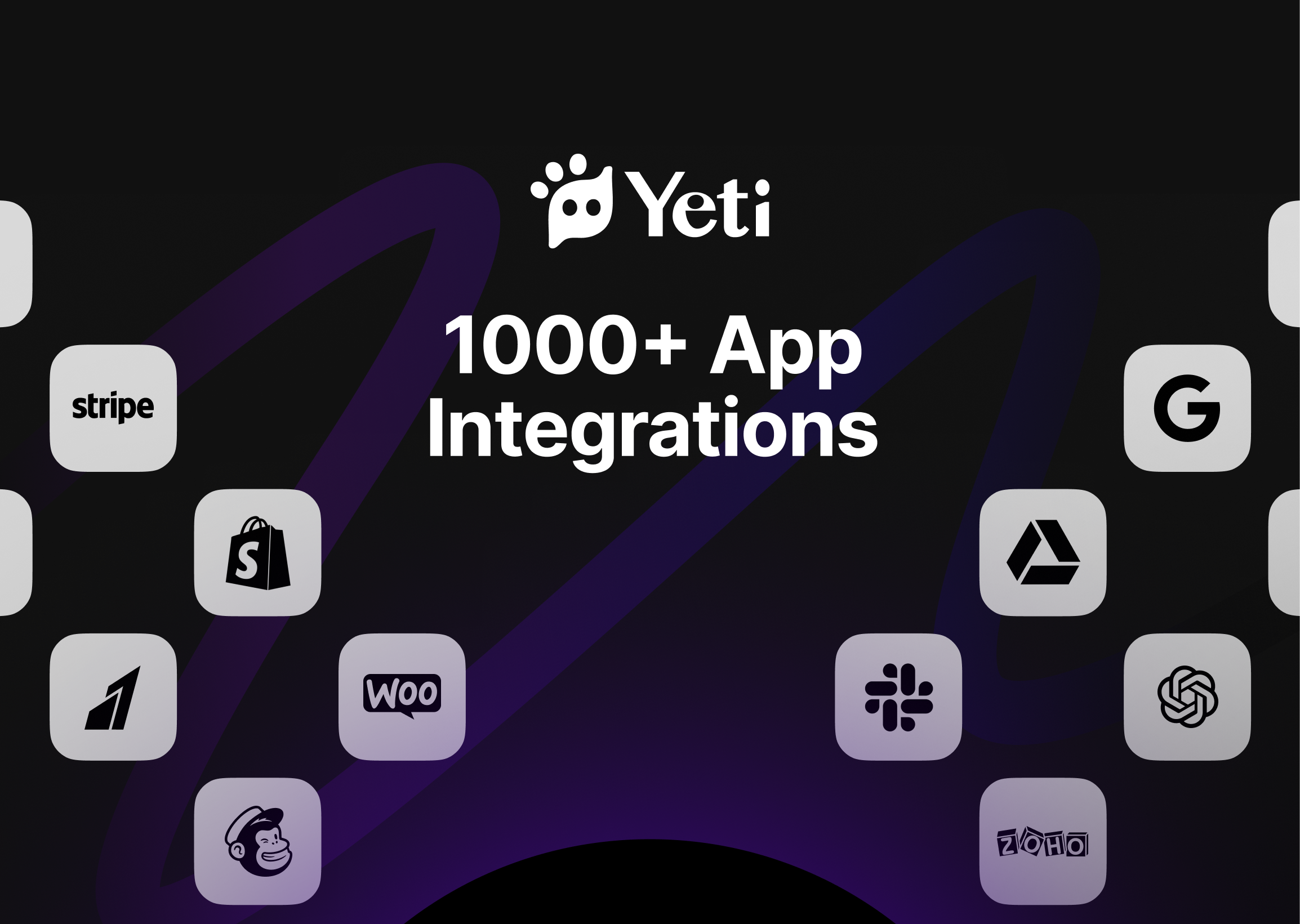 1000 Integrations Yeti